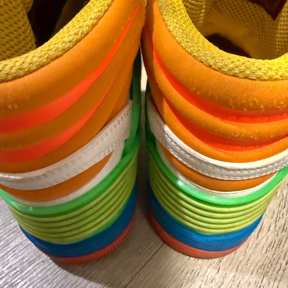 Gucci Sneakers in Purple, Green, and Yellow - Picture 4 of 6